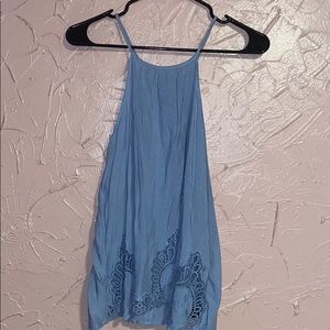 Blue tank top